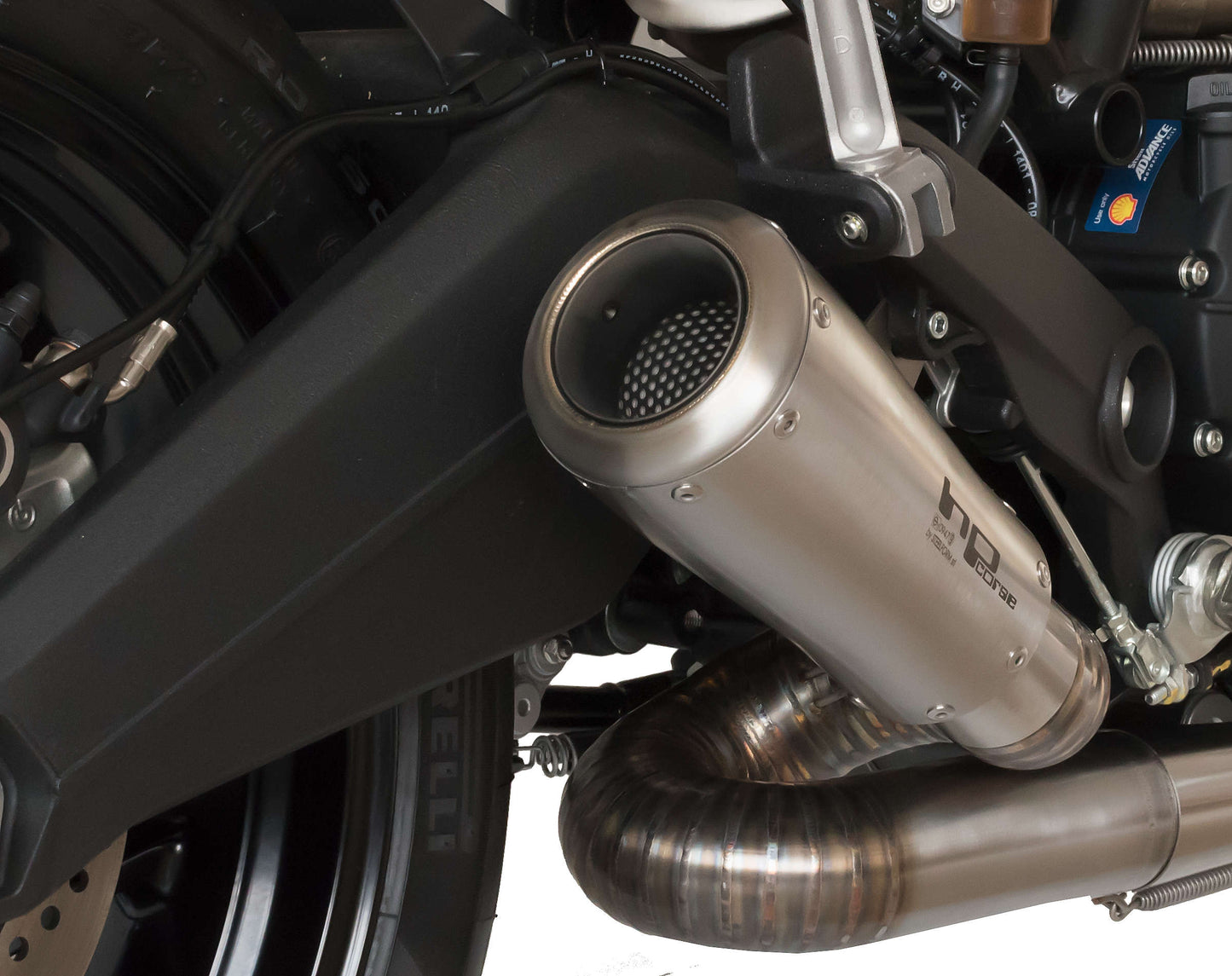 HP Corse Auspuff GP07 Satin Ducati Monster 797 2017-2020