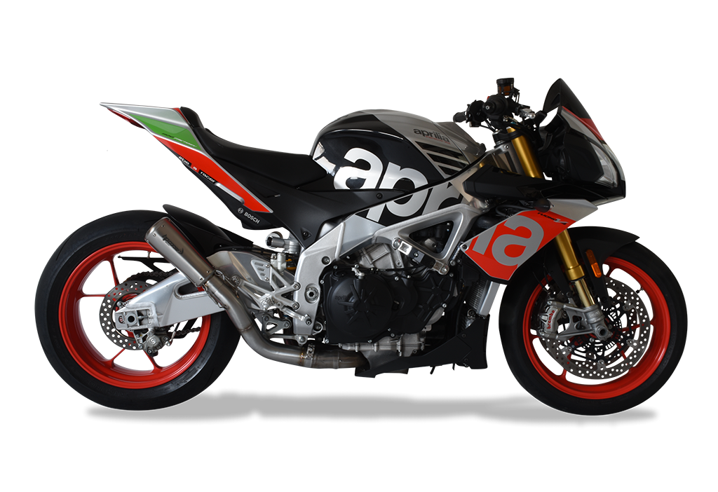 HP Corse Exhaust GP07 Satin Aprilia Tuono V4 2017-2018