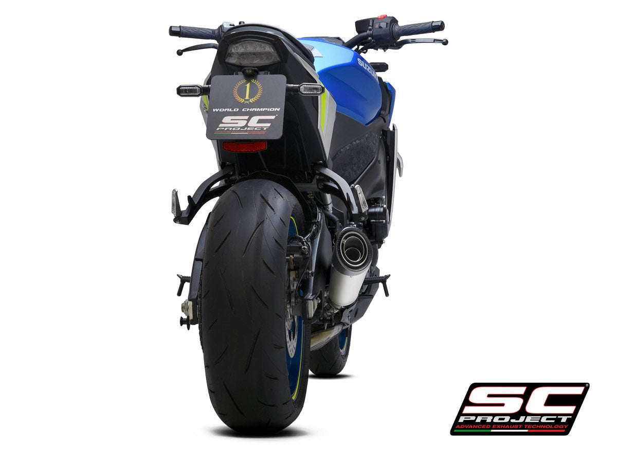 Proyecto SC S1 Echoos de titanio GSX-S1000 2021+