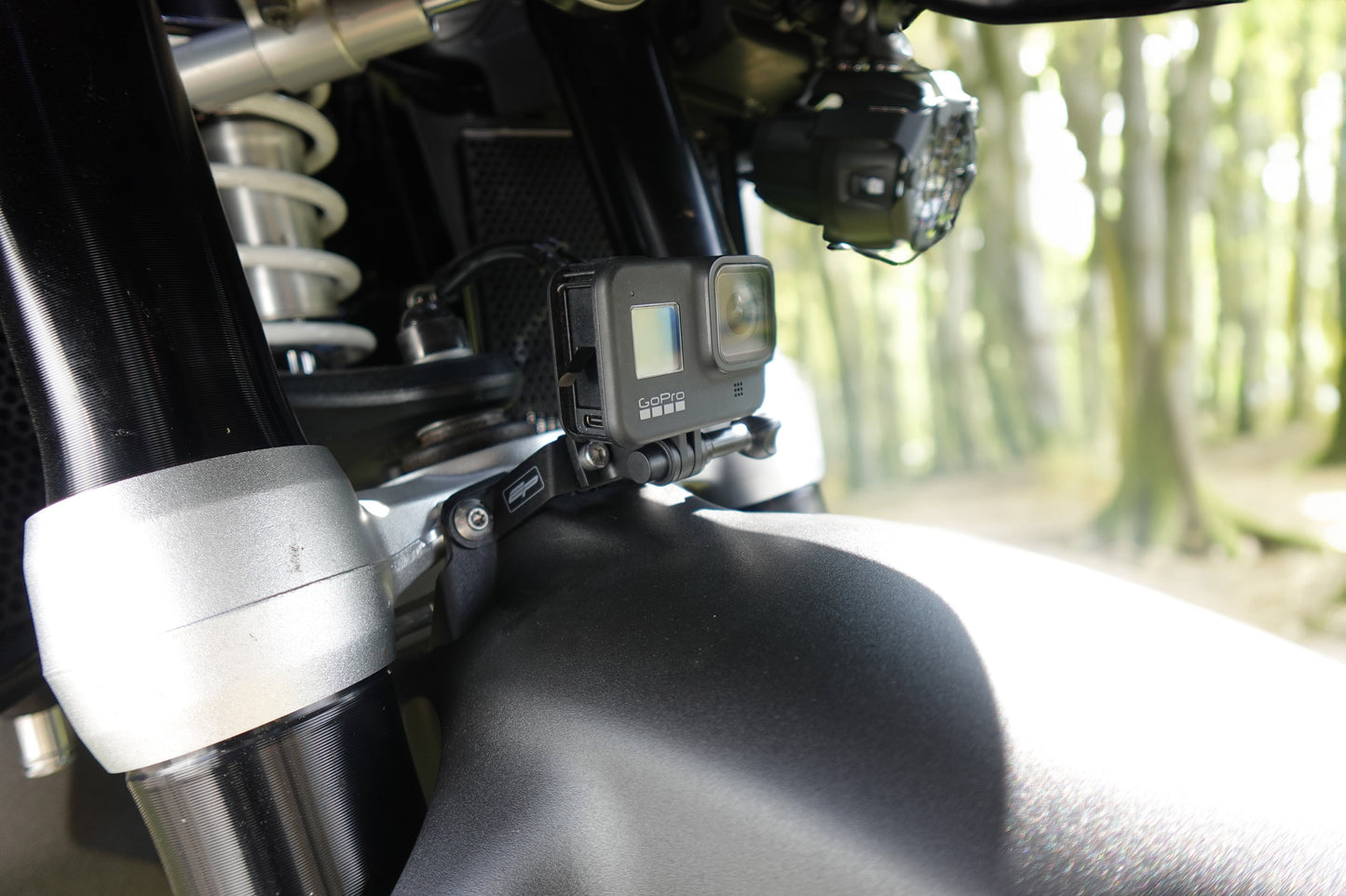 Evotech Action Cam montagesteun - BMW R 1300 GS Adventure Triple Black (2024+)