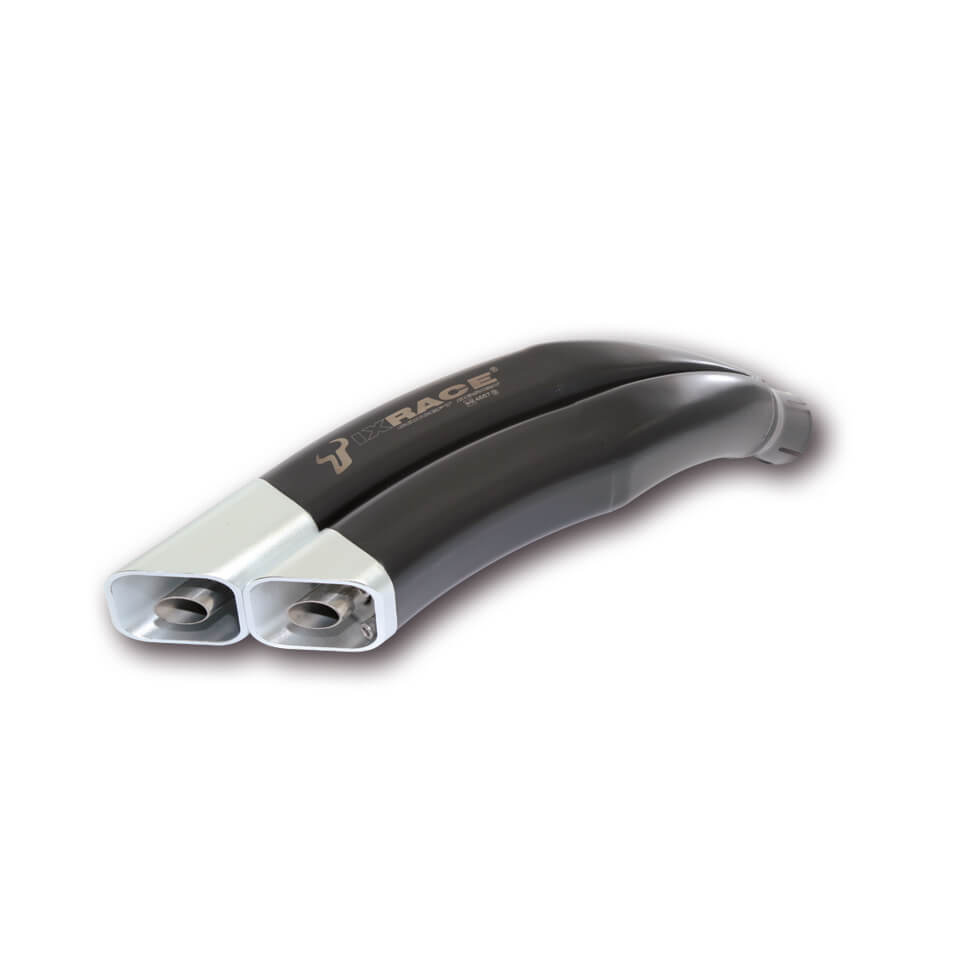 VERKOCHT_IXRace slip-on exhaust Z7 CBR500R CB500F 2013-2015 CB500X 2013-2016 black