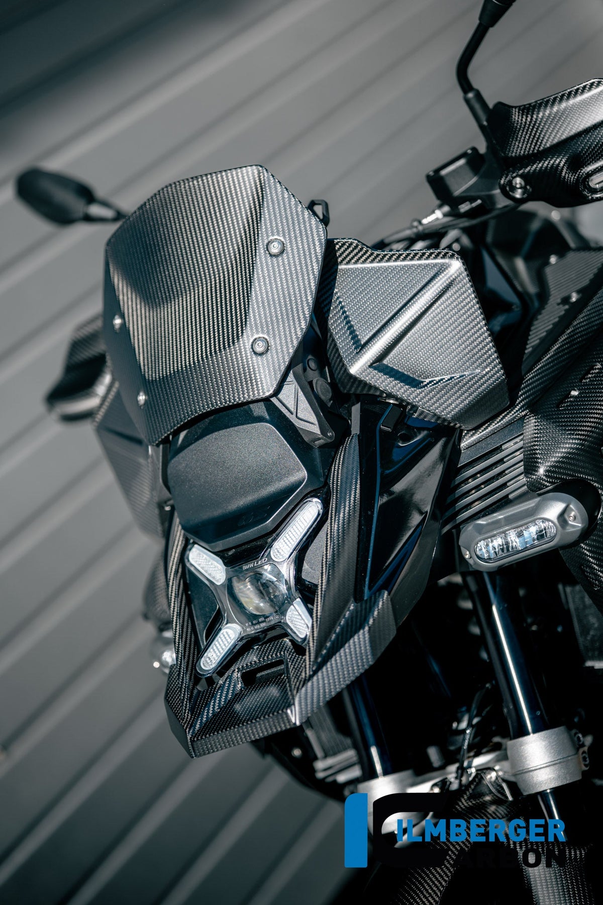 Windgeleider (deflector) links mat carbon BMW R1300GS Adventure Trophy (2024+)