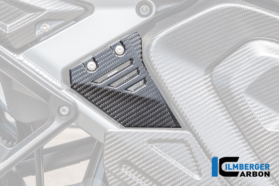 Frame driehoek-cover rechts voorste deel mat carbon BMW R1300GS Adventure Option 719 Karakorum (2024+)