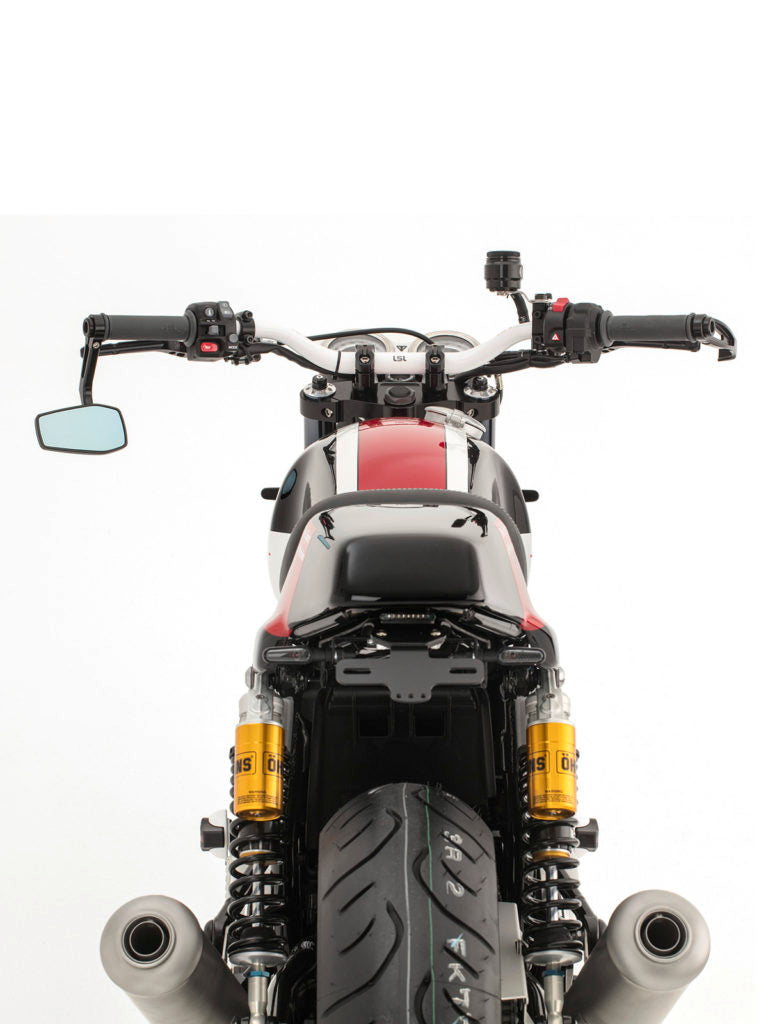 LSL balhoofdplatenset Triumph Thruxton (2016-2020), 43mm Öhlins voorvork, 30mm offset
