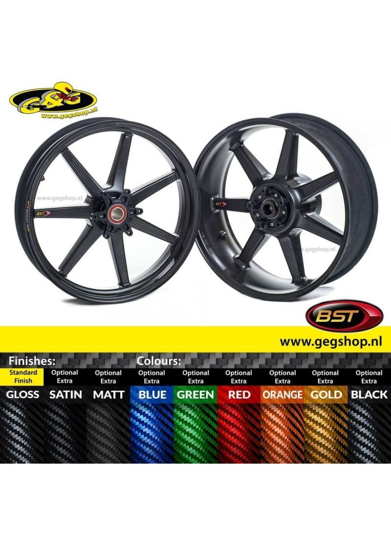 BST Carbon Voorvelg Diamond TEK 3,5 x 17" Kawasaki ZX-4R (2023+)