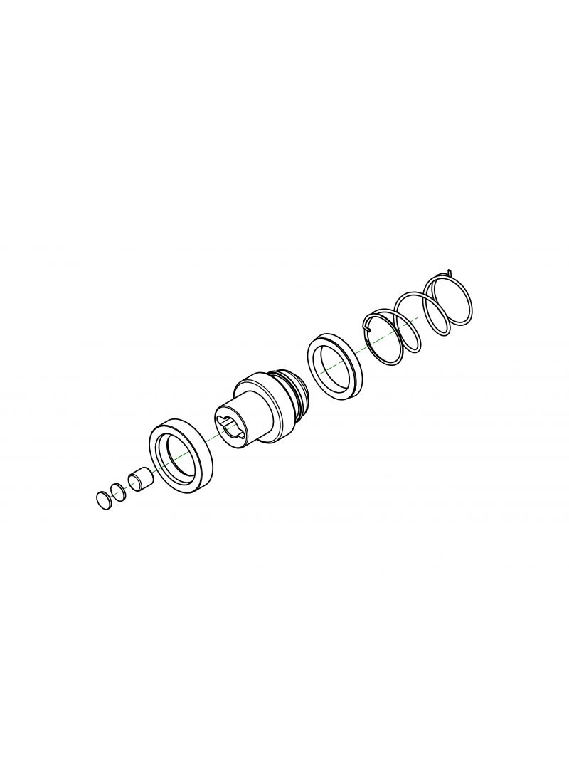 CNC Racing 30mm drukzuiger revisie set Ducati Monster 1200 S (2014-2016)