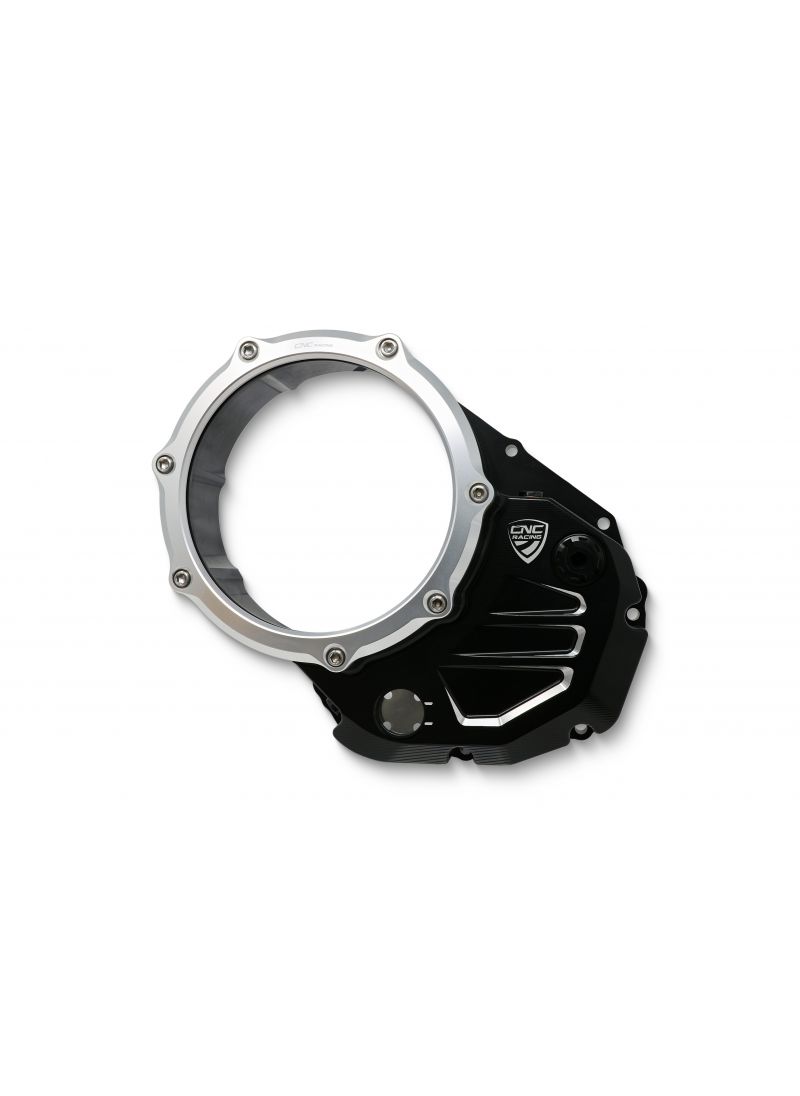 Transparant Koppelingsdeksel ('open koppeling') Zwart-Zilver Ducati Multistrada 1260 (2018-2020)