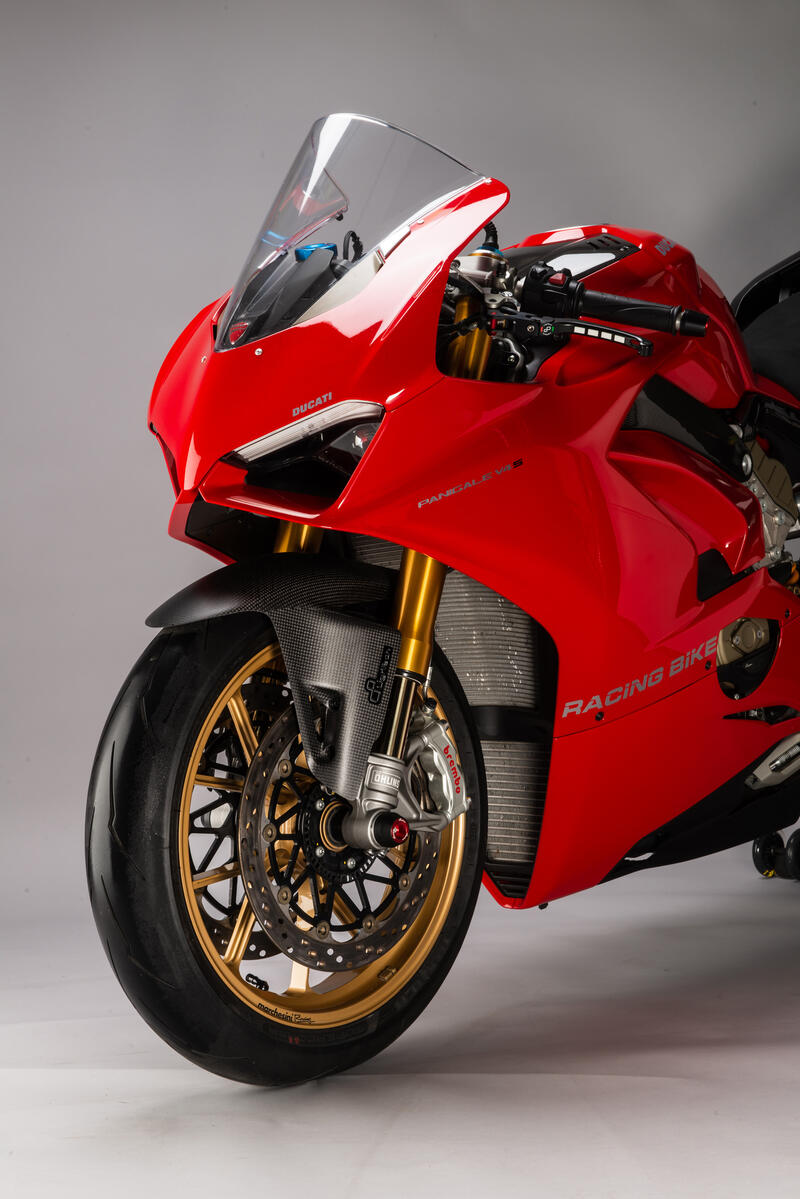 Lightech carbon voorspatbord (glanzend) Ducati Streetfighter V4 S (2020+)