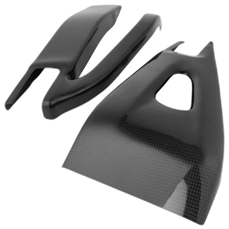 Lightech carbon achterbrug beschermers (2 st.) (glanzend) Honda CBR 600 RR (2007-2016)