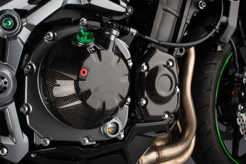 Lightech carbon pick-up cover (glanzend) Kawasaki Z900 SE (2025+)