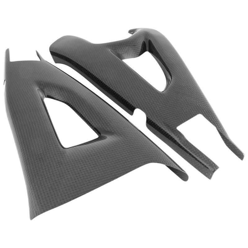 Lightech carbon achterbrug beschermers (2 st.) (glanzend) Kawasaki ZX-10R KRT (2019-2020)