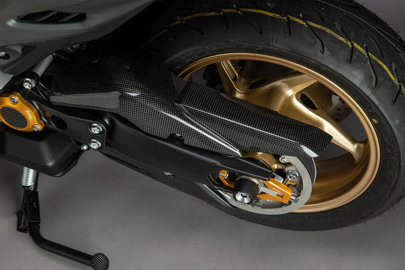 Lightech carbon bovenste distributieriem cover (mat) Yamaha T-MAX 530 (2017-2020)