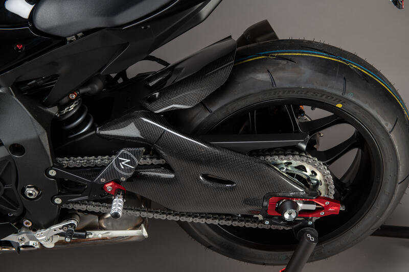 Lightech carbon achterspatbord (glanzend) Yamaha MT-10 (2016-2021)