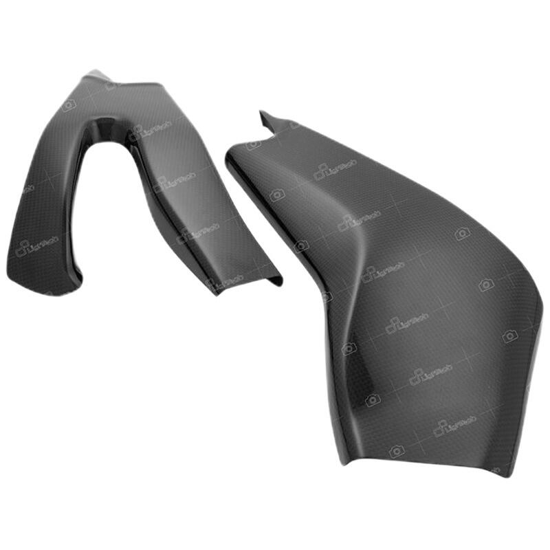 Lightech carbon achterbrug beschermers (2 st.) (glanzend) Yamaha R6 (2006-2016)