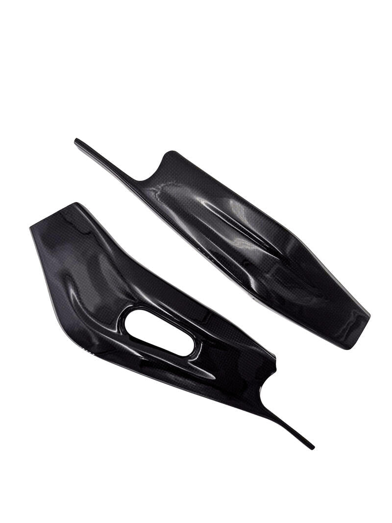 Lightech carbon achterbrug beschermers (2 st.) (glanzend) Yamaha R7 (2026+)