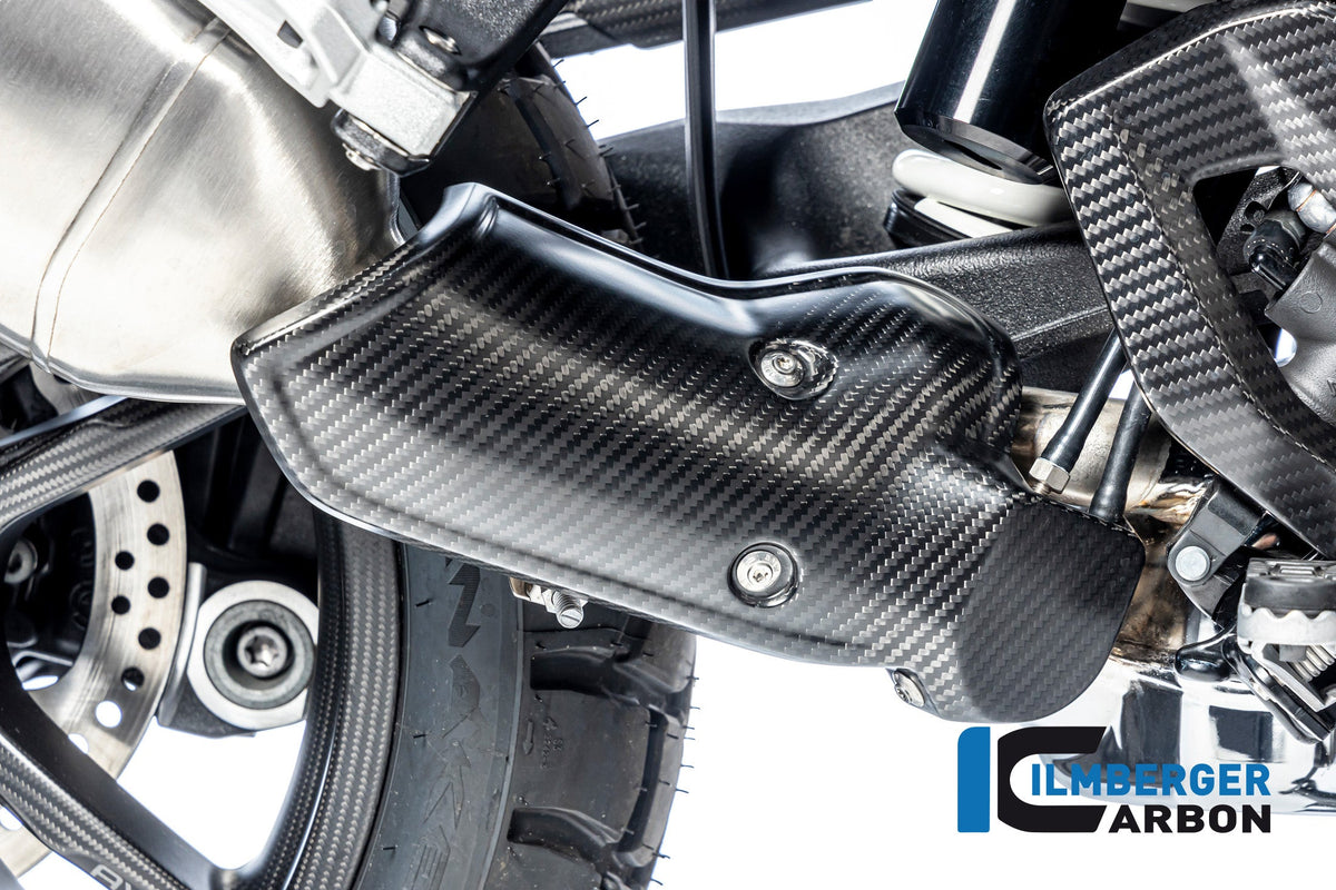 Uitlaat Hitteschild mat carbon BMW R1300GS Adventure Option 719 Karakorum 2024+