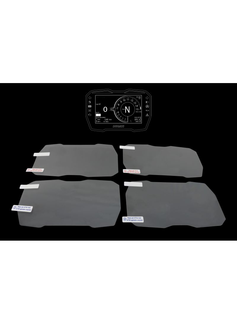 Dashboard Protector Kit (4 stuks) Panigale V4/V4S - CNC Racing Ducati Panigale V4 SP2 (2023+)