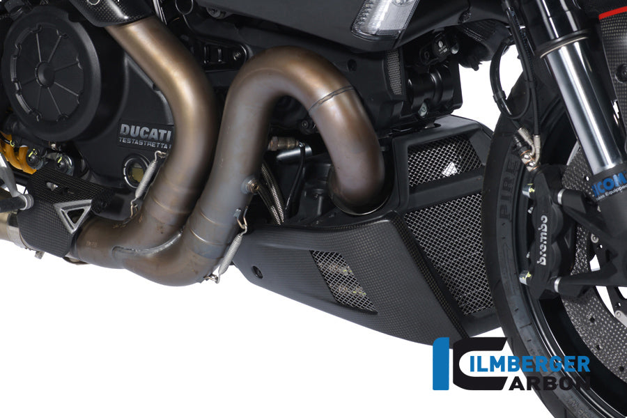 Onderkuip (bellypan) carbon rechts Ducati Diavel Strada (2013-2015)