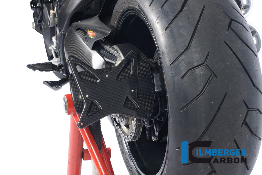 Kentekenplaathouder incl. kettingbeschermer carbon Ducati Diavel Strada (2013-2015)