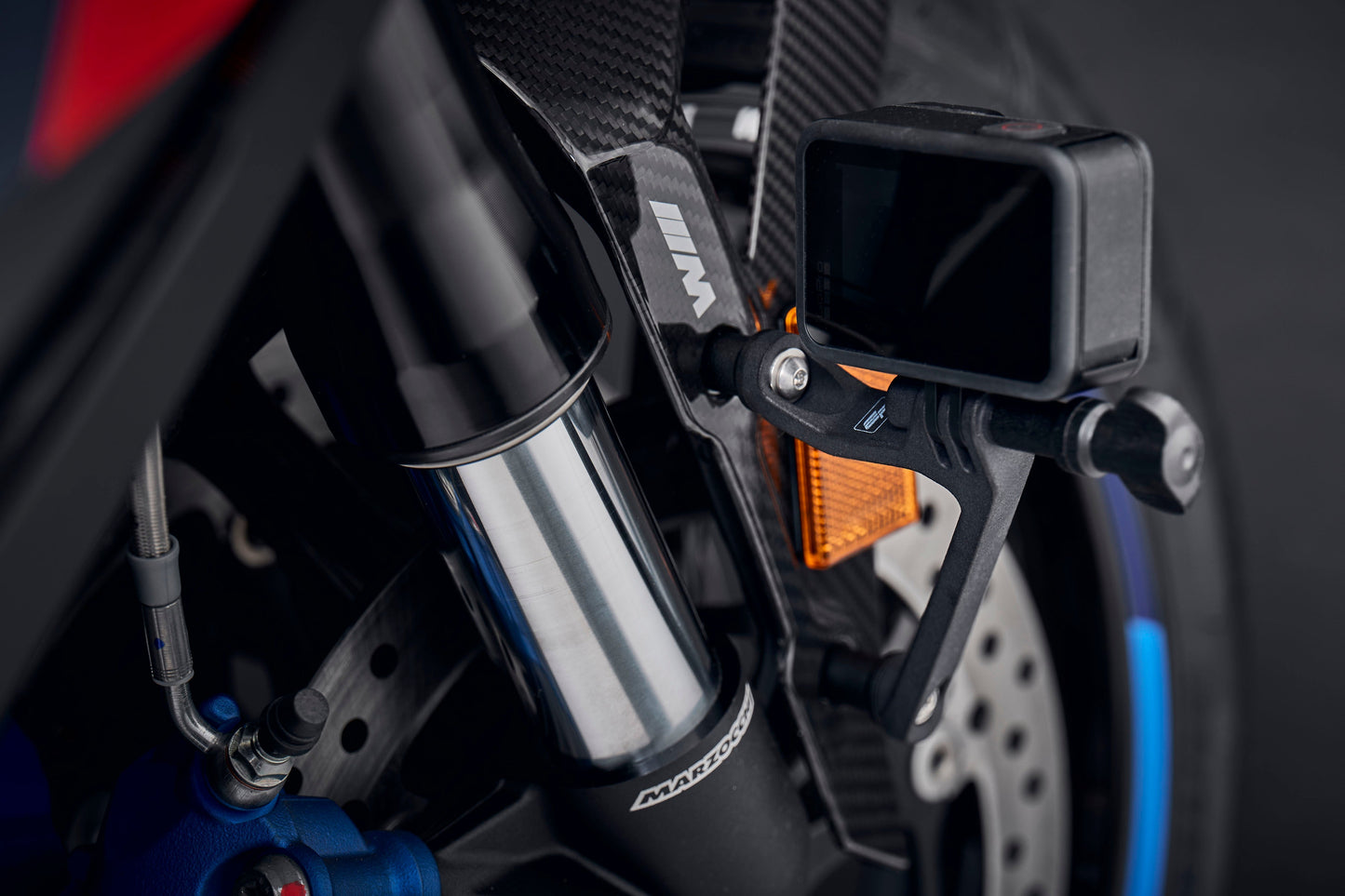 Evotech Action / Safety Camera Front Mudguard Mount - BMW S 1000 XR (2024+)
