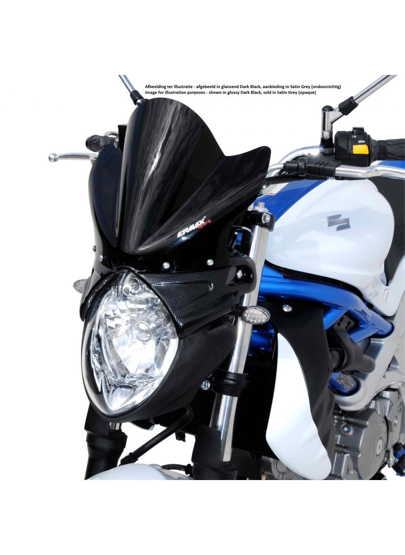 Ermax windscherm Sport (22cm) SFV650 Gladius Satin Grey