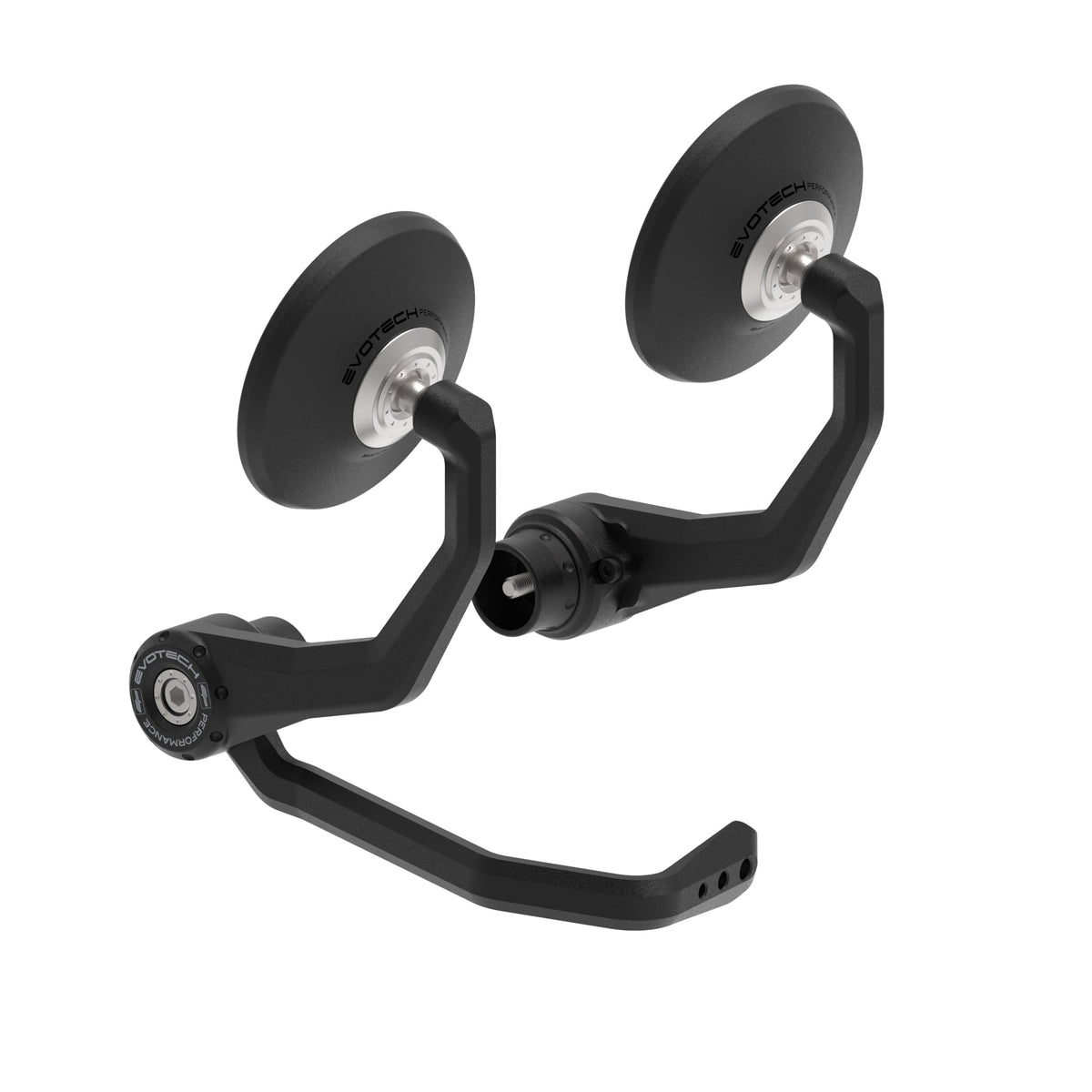 Bar End Spiegels (Retro) incl. Remhendel Beschermer Set Evotech - Triumph Street Scrambler (2017+)