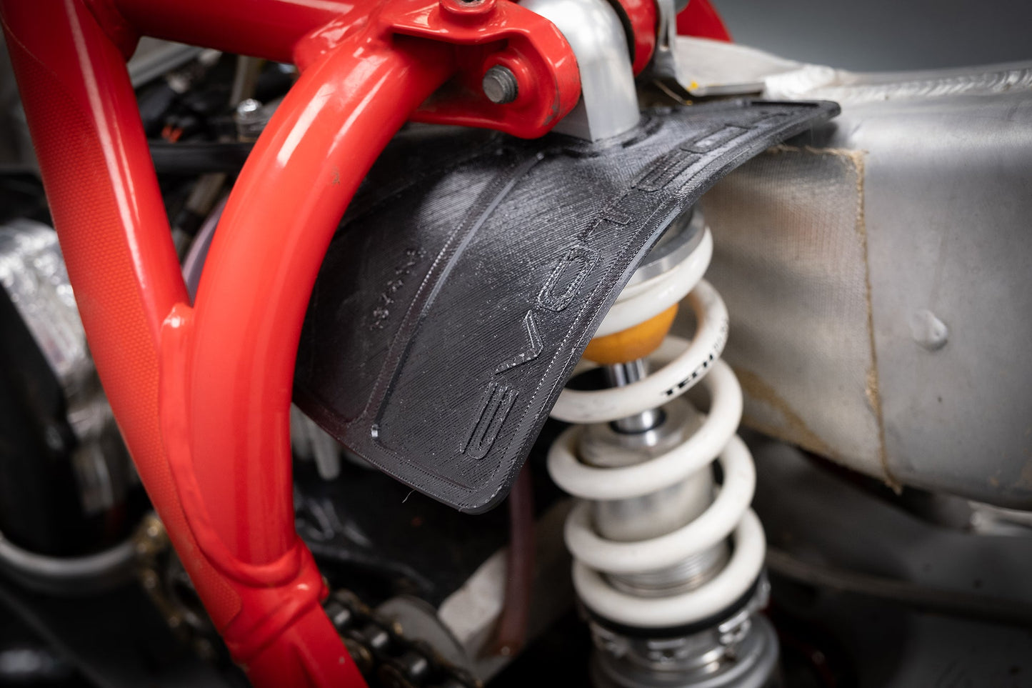 Evotech Rear Shock Mud Flap - Gas Gas TXT Racing 300 (2023+)