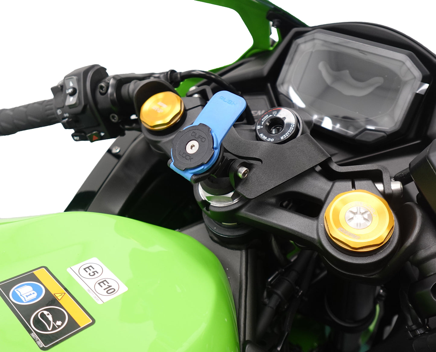Navigatiesteun Evotech Performance voor Quad Lock - Kawasaki Ninja ZX-4RR 40th Anniversary Edition (2024+)