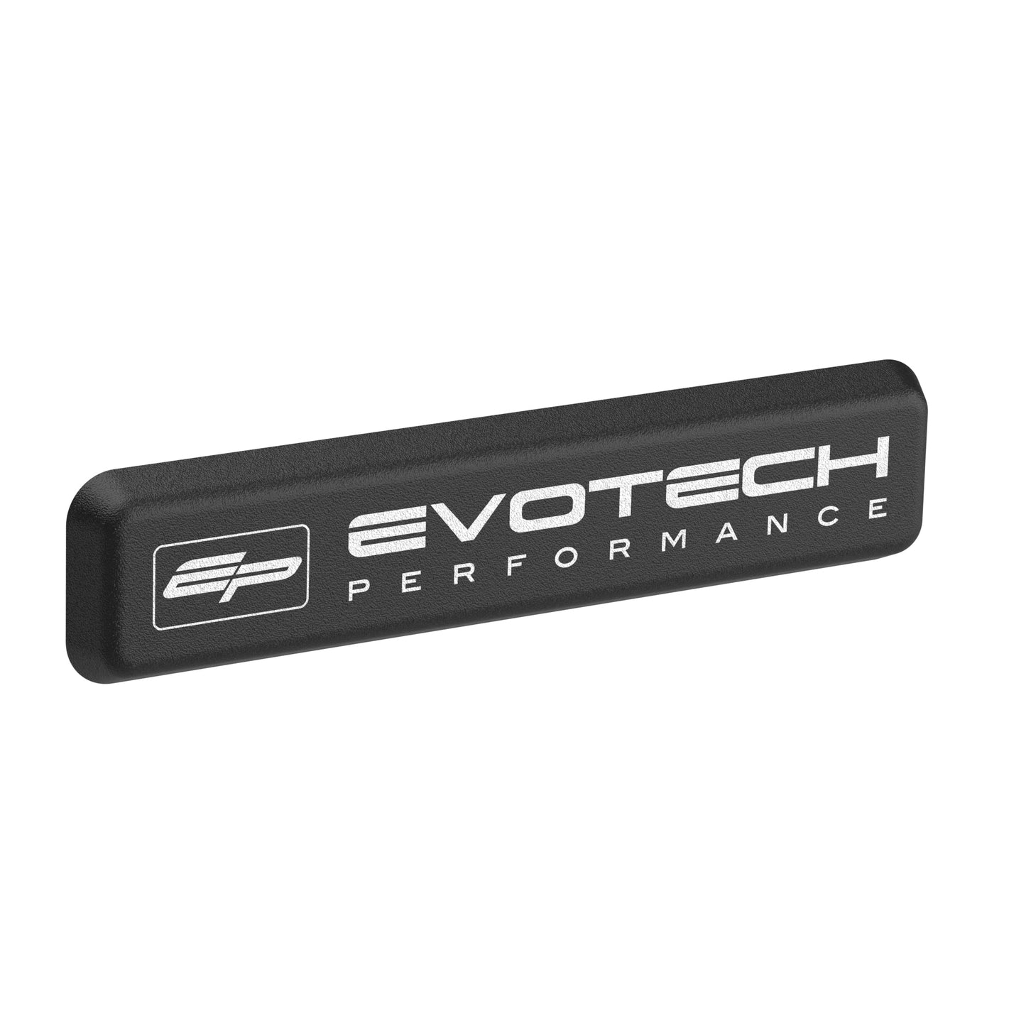 Radiatorcover Evotech Performance Replacement Badge - White (Small Rectangular)