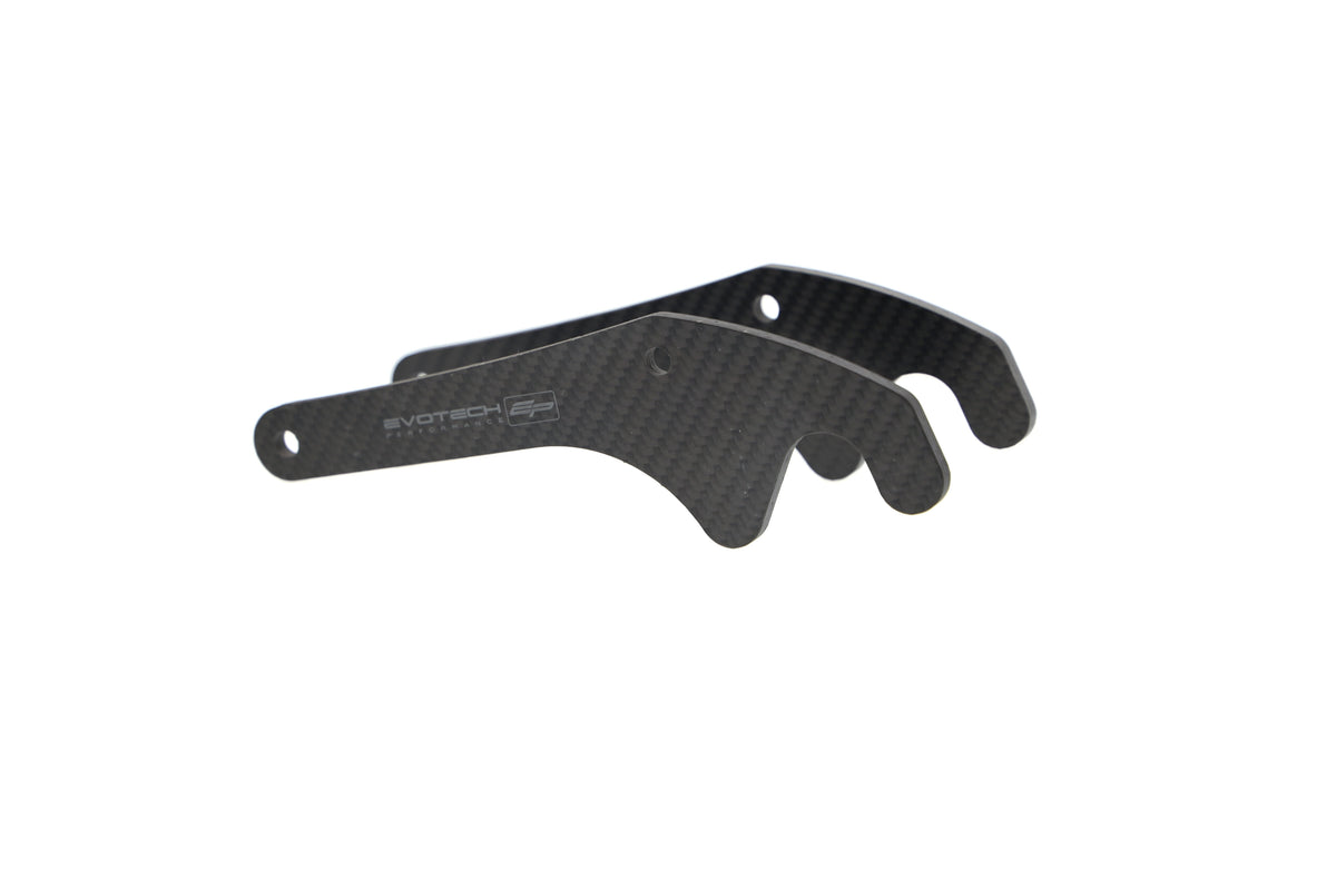 Evotech Carbon Fibre Paddock Stand Plates - Yamaha YZF-R6 (2017+)