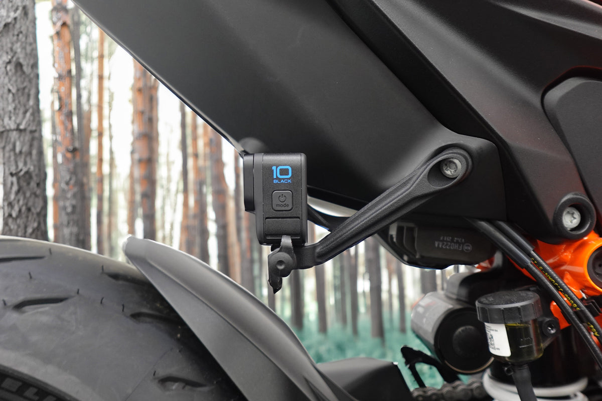 Evotech Footpeg Action Camera Montagesteun (achteruit gericht) - KTM 1290 Super Duke R (2020+) (Right-hand Side)