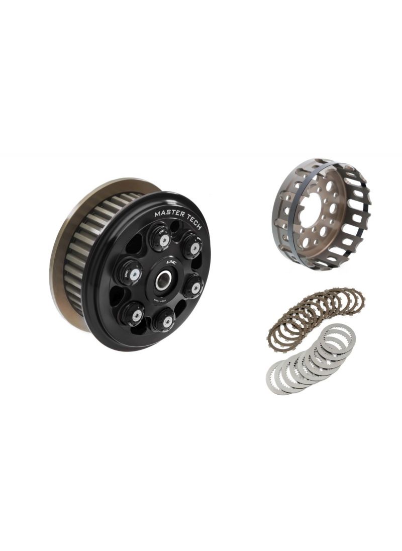 Slipper Clutch met organische platen Master Tech complete set - 12-tands met organische platen Ducati 998S (2002-2003)