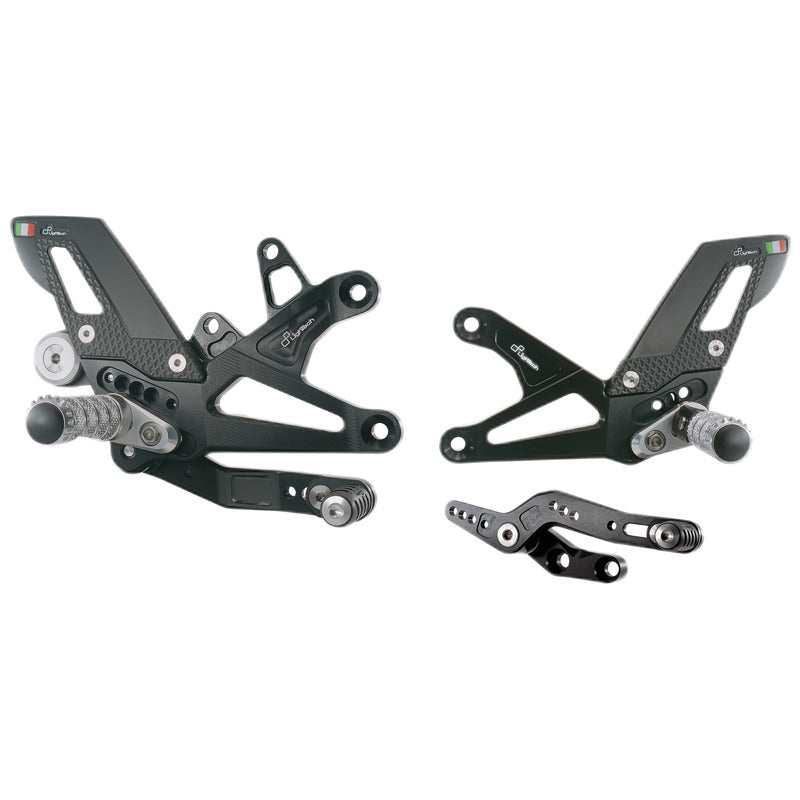 Verstelbare remschakelset met vaste voetsteunen Triumph Daytona 765 2020-2021