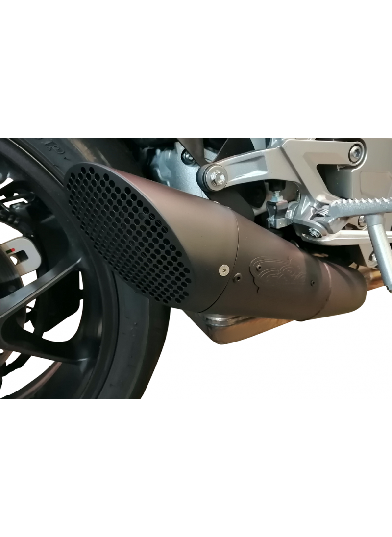 G&G GP slip-on uitlaat Zwart Honda CB1000R Neo Sports 2018-2020