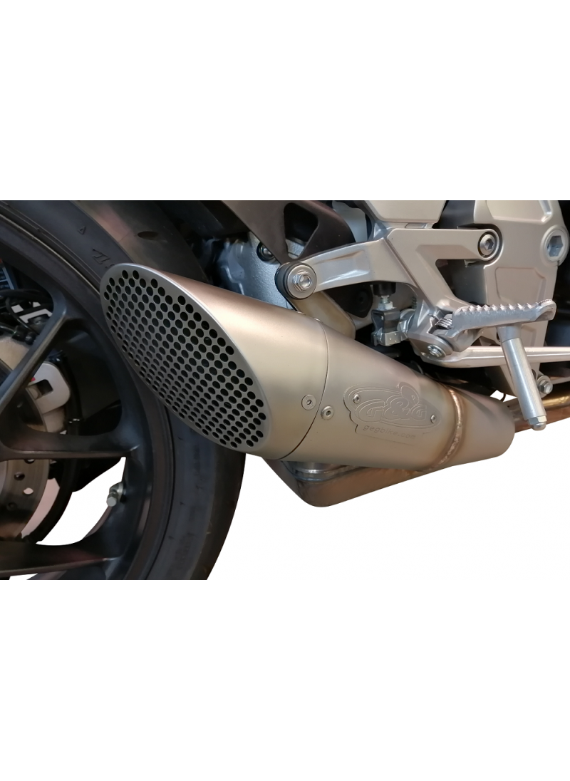 G&G GP slip-on uitlaat Shotblasted Honda CB1000R Neo Sports 2018-2020