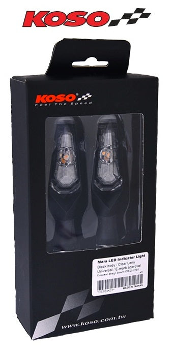 Koso Indicator Set Mars Black Smoke