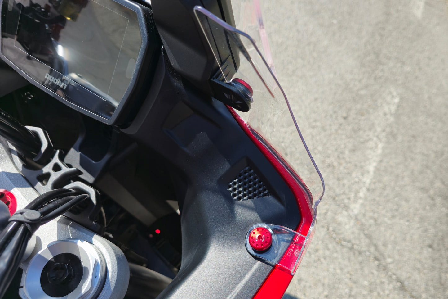 Windshield boutenset - Ducati Multistrada V4 S Sport (2021+)