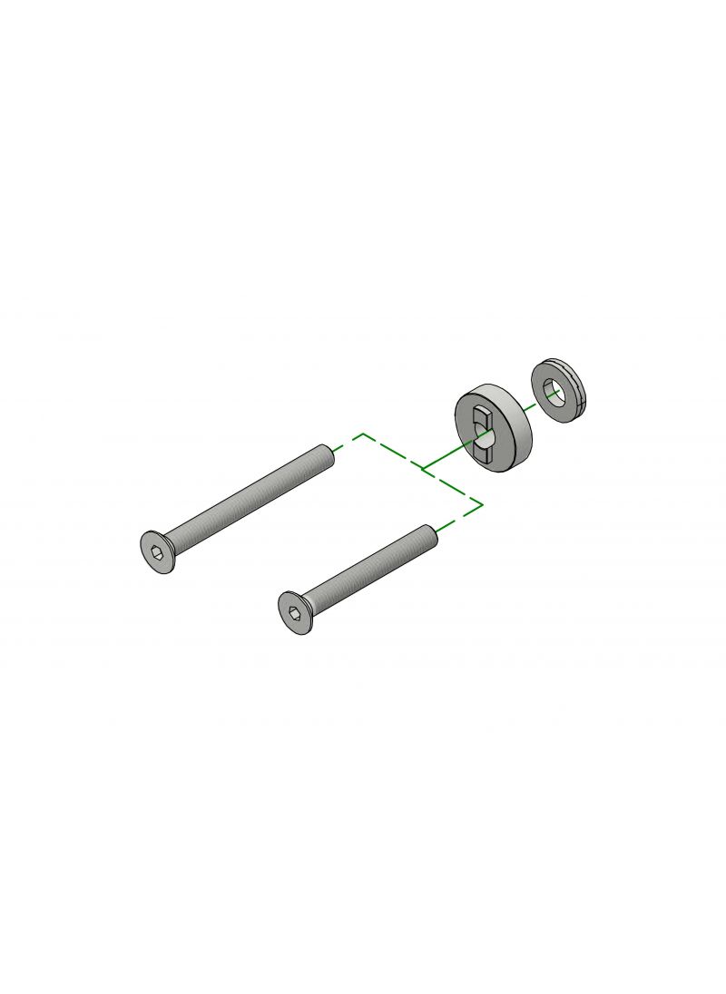 Adapter voor Rocket bar-end spiegel voor Aprilia Tuono 660 (2021+)
