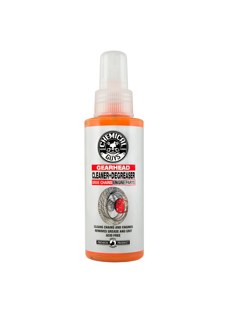 Chemical Guys - Moto Line Gearhead Cleaner y Desgramador de desgrazas y desgrasador para la cadena y el motor - 118 ml