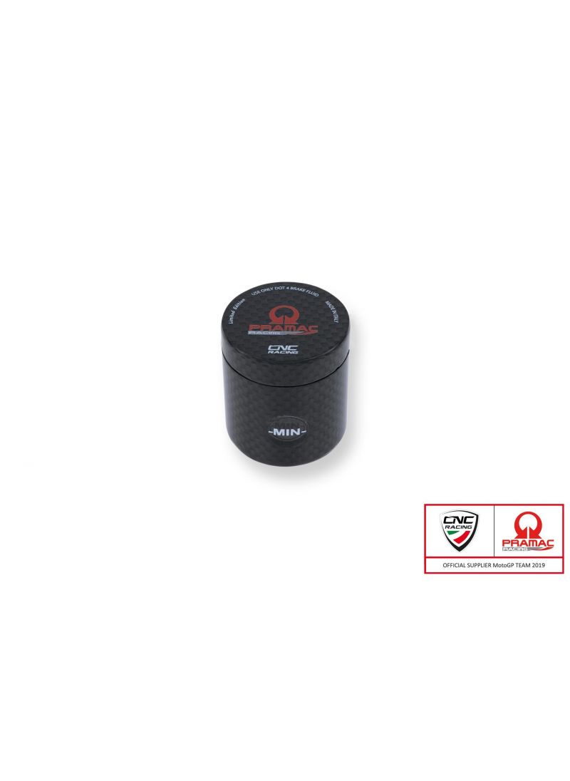 Carbon 12ml (achter)rem of koppeling vloeistof reservoir - Pramac Racing Limited Edition Triumph Tracker 400 (2026+)
