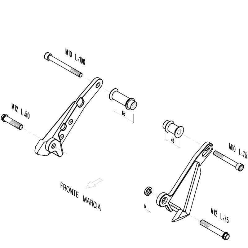 Outletdeal: Valblokset Lightech – Honda CB650F (2014-2016)