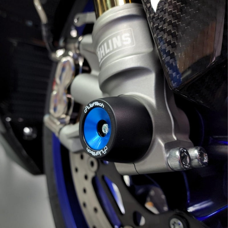 Lightech Front Fork Axle Slider Set Black Kawasaki