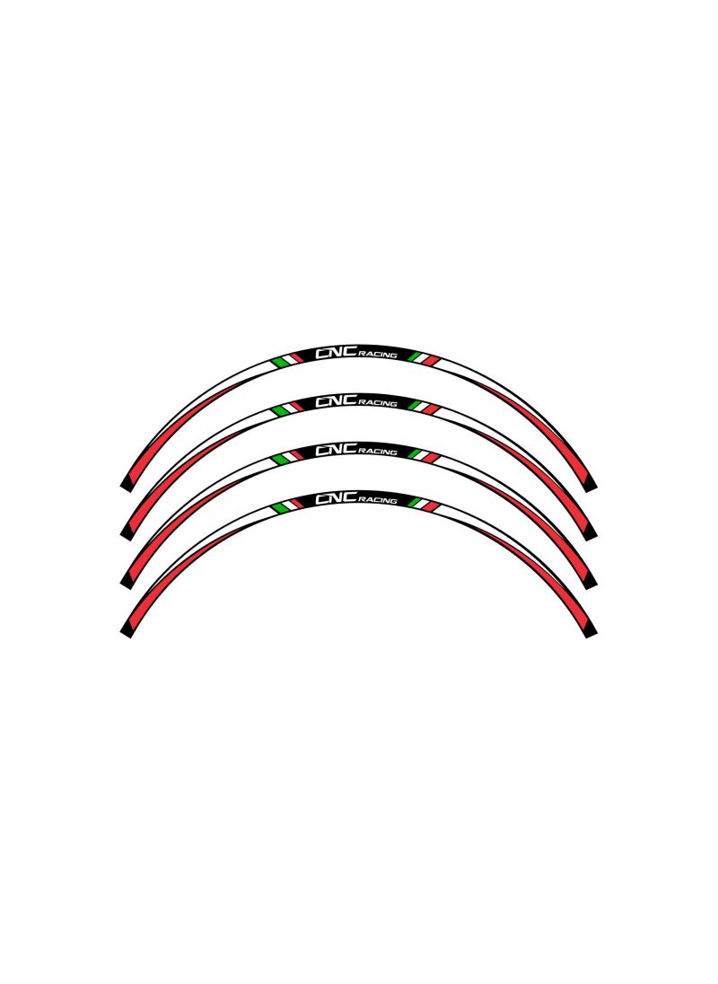 Rimstripe velgsticker set - 17 inch velgen Ducati Multistrada 1260 (2018-2020)