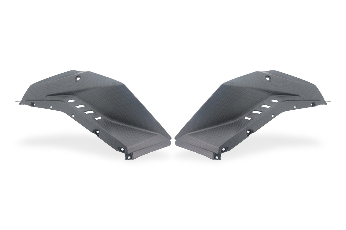 CNC Racing Zijpanelen onder luchtgeleiders mat carbon Ducati Multistrada V2 2025+