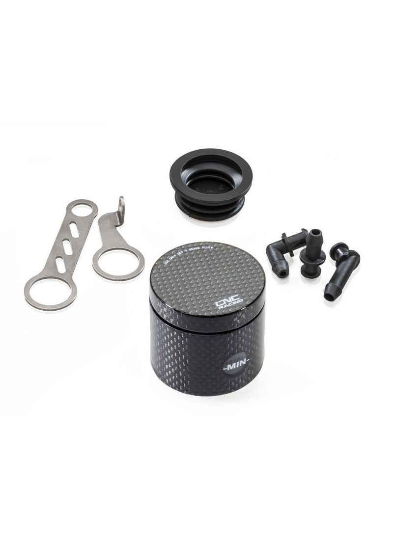 CNC Racing carbon Remvloeistof reservoir 25ml Triumph Tracker 400 (2026+)