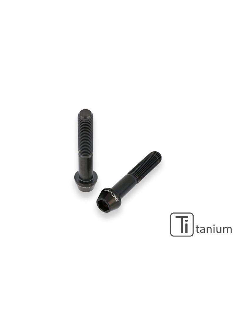 Boutenset voorkant rem caliper set M10x1.25x60 (2 stuks) - Black Titanium MV Agusta Rivale 800 (2013-2017)