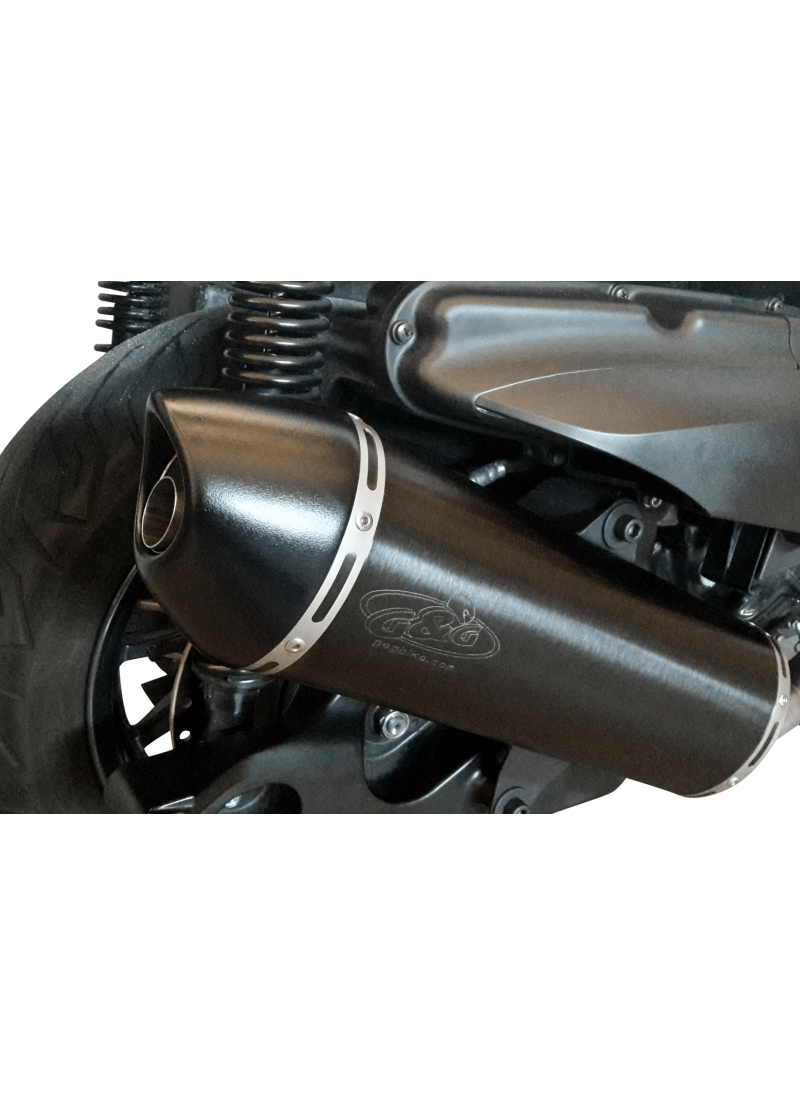 G&G uitlaat Yamaha X-Max 400 2013-up