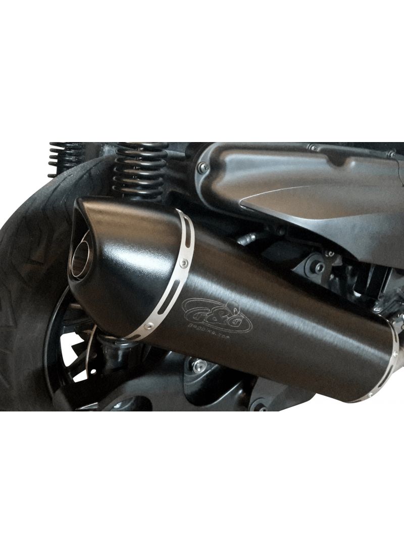 G&G Racing uitlaat Yamaha X-Max 400 2013-up