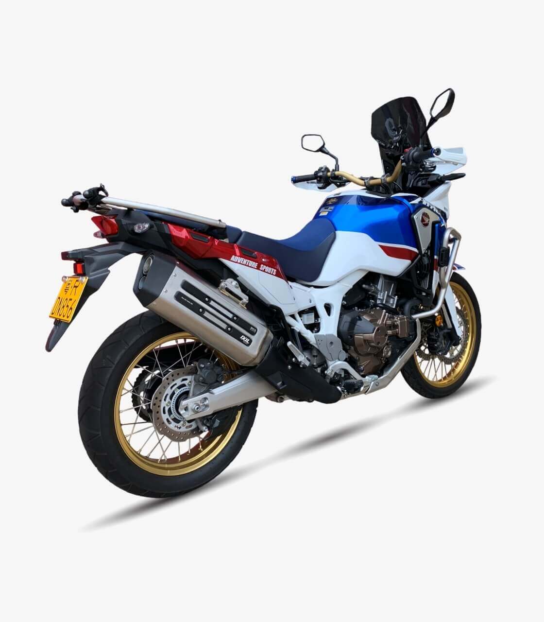 Outletdeal: IXIL MXT Steel slip-on uitlaat – Honda CRF1000L Africa Twin (2016–2019)
