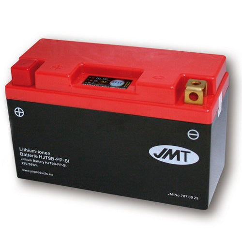JMT Lithium accu HJT9B-FP 12V 180CCA vervangt YT12B-BS YT14B-BS YB16AL-A2